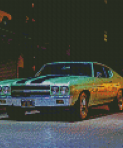 Green 1972 Chevelle Diamond Paintings