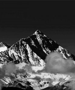 Mountain Black And White Landscape Diamond Paintings