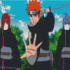 Nagato And Konan And Yahiko Characters Diamond Paintings