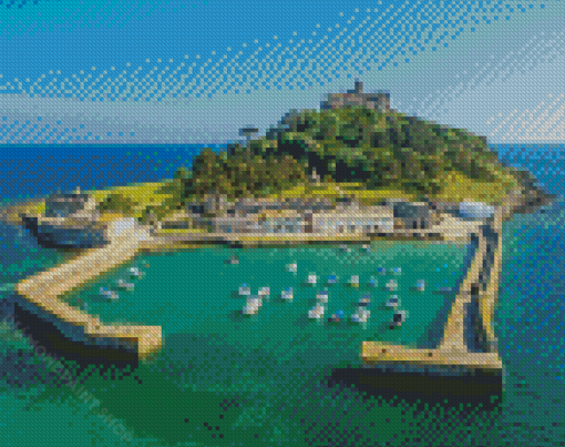 Saint Michaels Mount Cornwall Diamond Paintings