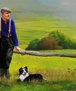 Sheep Farmer Diamond Paintings