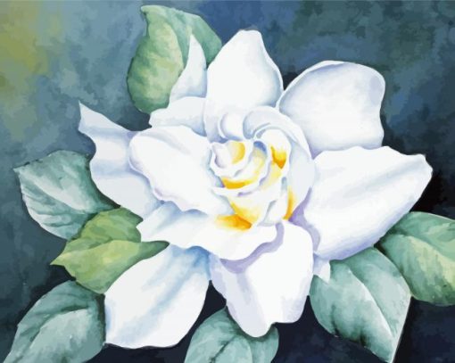 White Gardenia Flower Diamond Paintings