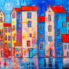 Abstract Buildings Art Diamond Paintings