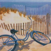 Bike On Sand Dunes Diamond Paintings