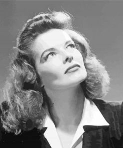 Black And White Katharine Hepburn Diamond Paintings