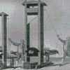 Black And White Guillotine Execution Diamond Paintings