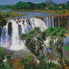 Blue Nile Falls In Ethiopia Diamond Paintings