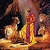 Daniel In The Lions Den Art Diamond Paintings