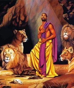 Daniel In The Lions Den Art Diamond Paintings