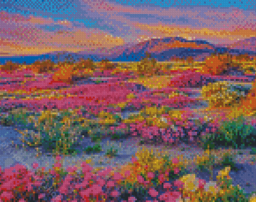 Desert Flowers Diamond Paintings