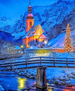 German Bavaria In Winter Art Diamond Paintings