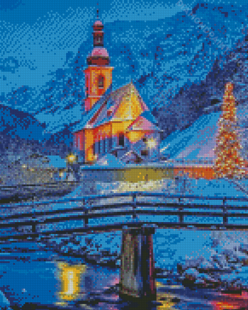 German Bavaria In Winter Art Diamond Paintings