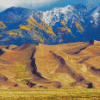 Great Sand Dunes Landscape Diamond Paintings