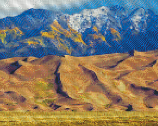 Great Sand Dunes Landscape Diamond Paintings