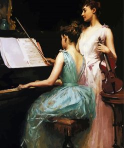 Irving Ramsay Wiles The Sonata Diamond Paintings