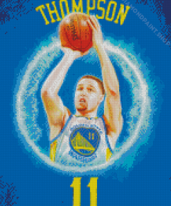 Klay Thompson Diamond Piantings