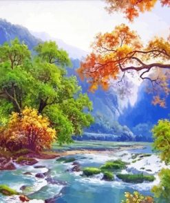 Korea Landscape Nature Art Diamond Paintings