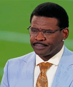 Michael Irvin Sports Commentator Diamond Paintings