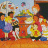 Miss Frizzle And The Magic School Bus Diamond Paintings