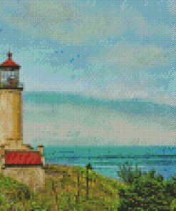 North Head Lighthouse Building Art Diamond Paintings