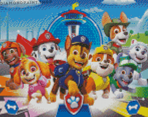 Paw Patrol Diamond Paintings