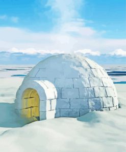 Snow Lgloo House Diamond Paintings