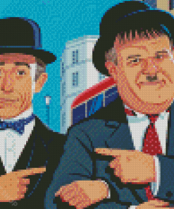 Stan And Ollie Art Diamond Paintings