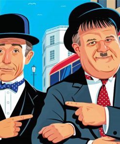 Stan And Ollie Art Diamond Paintings