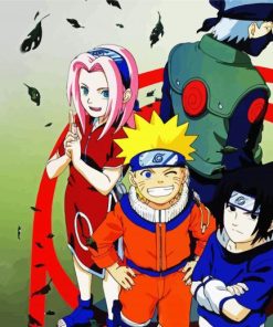 Team 7 Anime Diamond Piantings