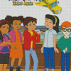 The Magic School Bus Cartoon Poster Diamond Paintings