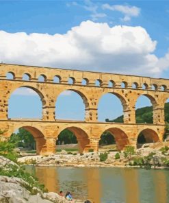 The Ancient Roman Aqueduct Diamond Paintings