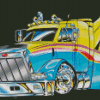 Tow Truck Art Diamond Paintings