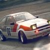 Toyota AE86 Race Car Diamond Piantings