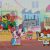 Unikitty Illustration Diamond Paintings