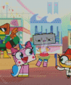 Unikitty Illustration Diamond Paintings