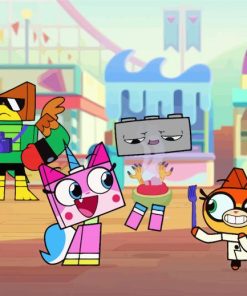 Unikitty Illustration Diamond Paintings