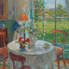 Window And Table Diamond Paintings