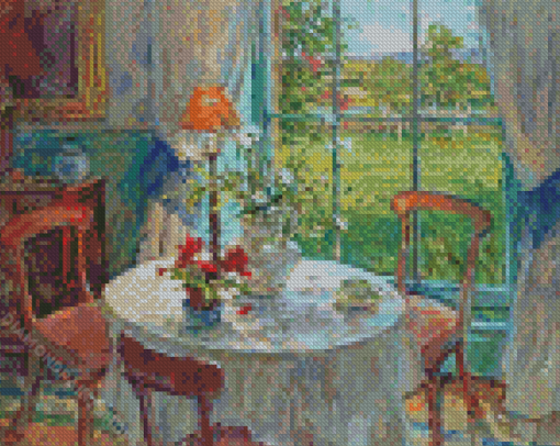 Window And Table Diamond Paintings