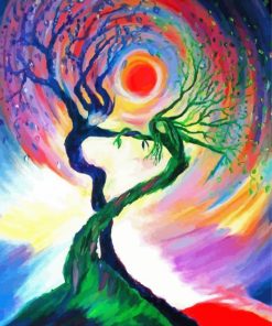 Abstract Female Tree Diamond Paintings