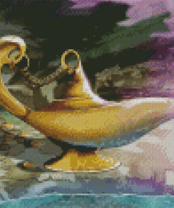 Aeshetic Genie Lamp Diamond Paintings