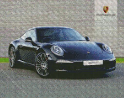 Aesthetic Black Porsche Diamond Paintings