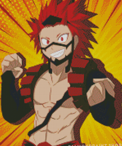 Aesthetic Red Riot Illustration Diamond Paintings