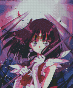 Aesthetic Sailor Saturn Diamond Paintings