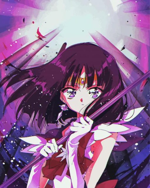 Aesthetic Sailor Saturn Diamond Paintings