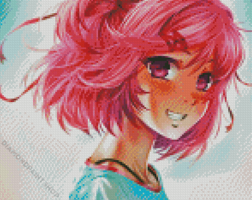 Aesthetic Natsuki Anime Diamond Piantings