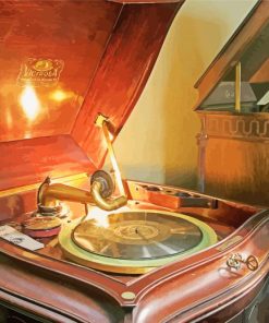 Antique Victrola Diamond Paintings