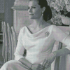 Black And White Crown Princess Victoria Diamond Piantings