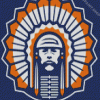 Illiniwek Logo Diamond Paintings