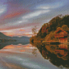 Lake Scenery English Cottage Diamond Paintings