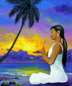 Meditation Beach Diamond Paintings